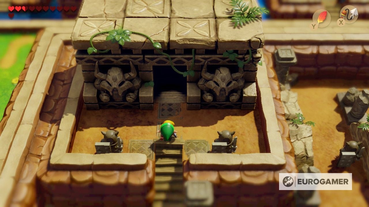 Zelda Link's Awakening Ancient Ruins, Armos Knight boss strategy